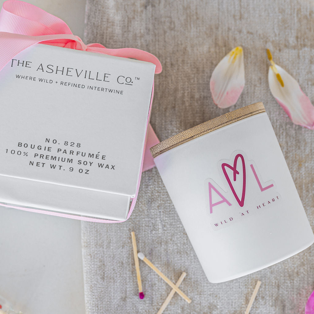 Lilac and Lily Floral Bouquet Candle