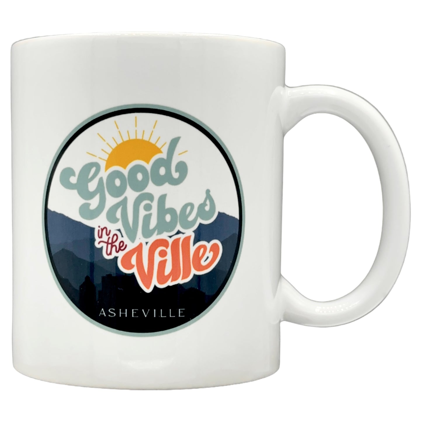 Good Vibes in the Ville | ASHEVILLE | Ceramic Coffee Mug - The ASHEVILLE Co.™