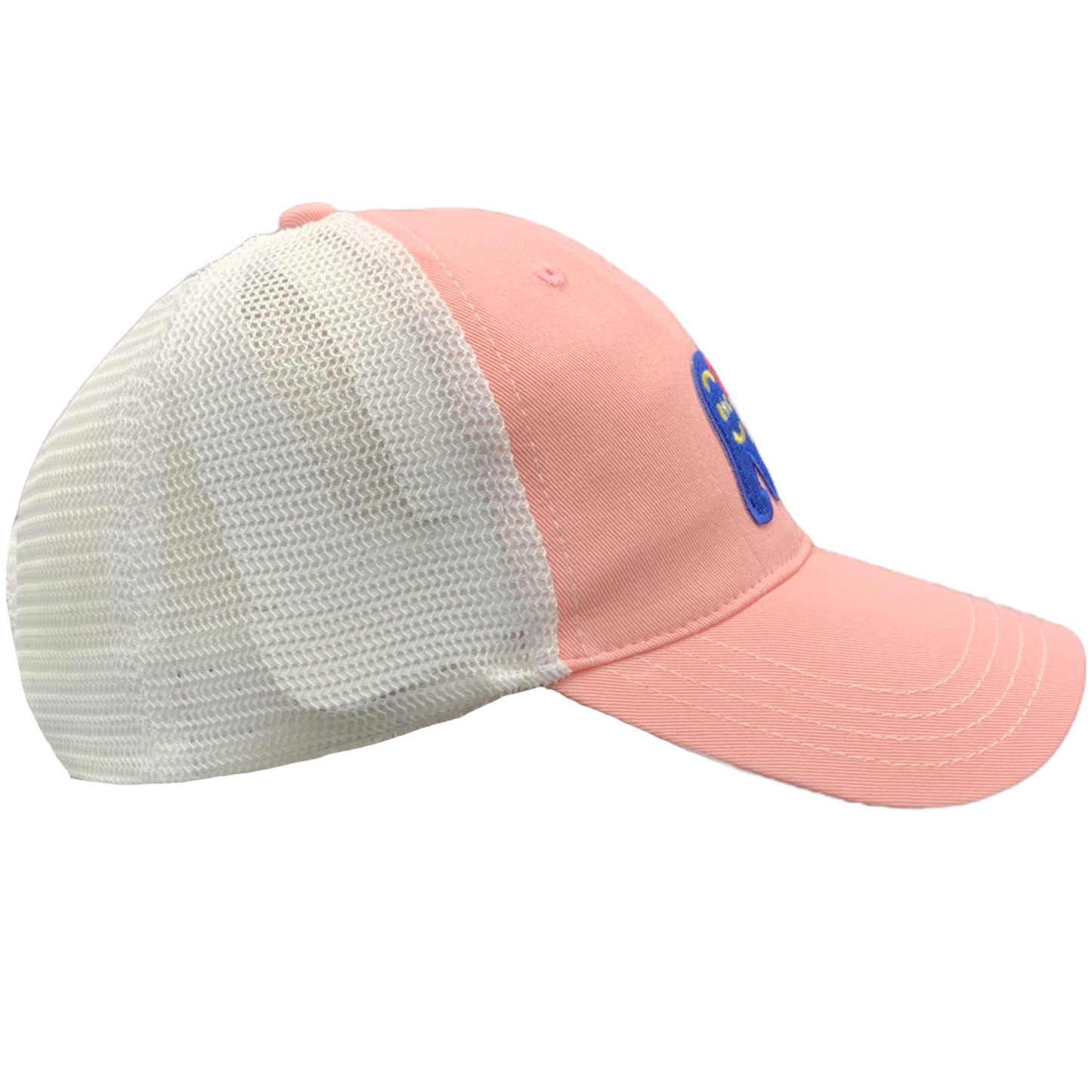 Richardson 111 NC Patch Trucker Baseball Wild Rose and White - The ASHEVILLE Co. TM