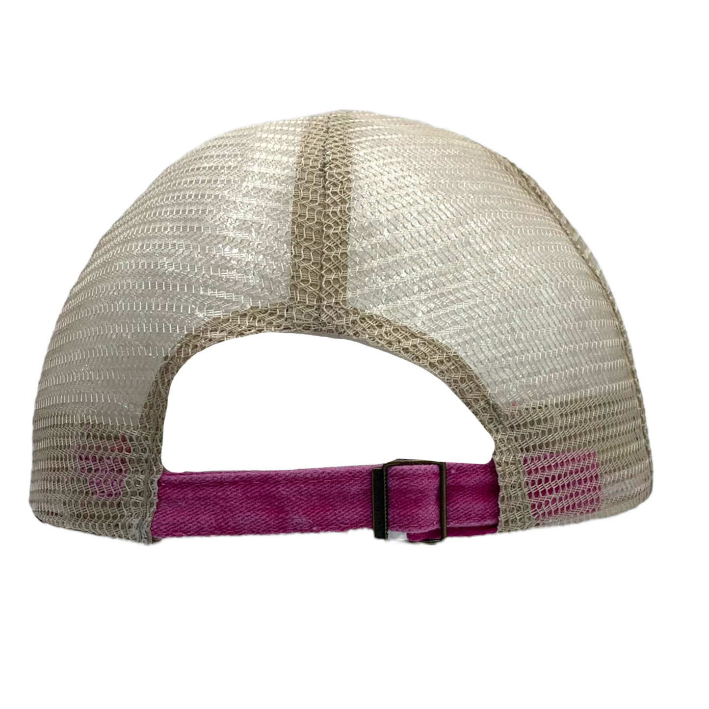 AVL NC Wild at Heart Vintage-style Trucker Baseball Hat in Rhododendron Pink - The ASHEVILLE Co. TM