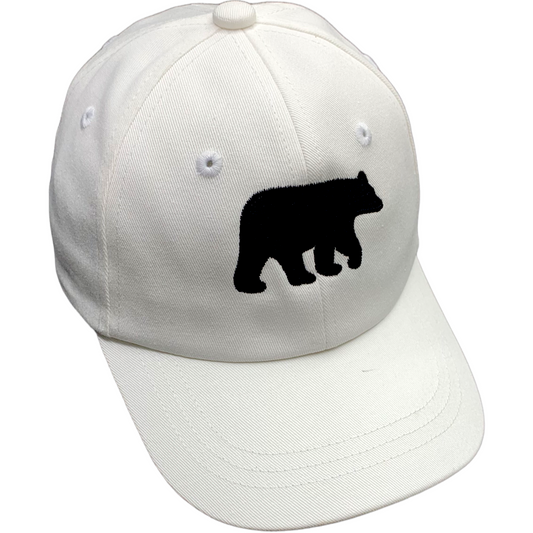 Burton’s Stroll ASHEVILLE Youth Baseball Hat White - The ASHEVILLE Co. TM