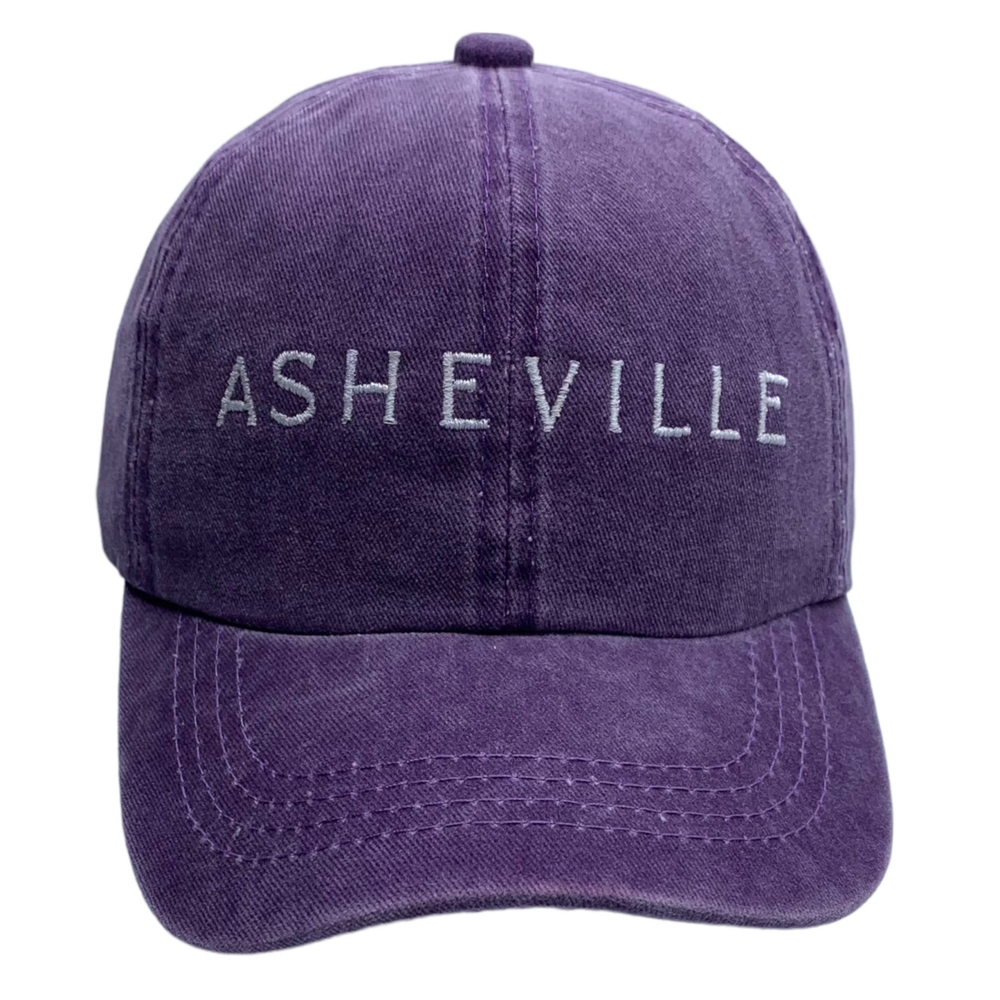 Youth ASHEVILLE Unstructured Dad Baseball Hat in Iris Purple - The ASHEVILLE Co. TM