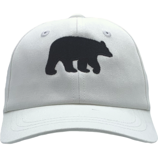 Burton’s Stroll ASHEVILLE Youth Baseball Hat White - The ASHEVILLE Co. TM