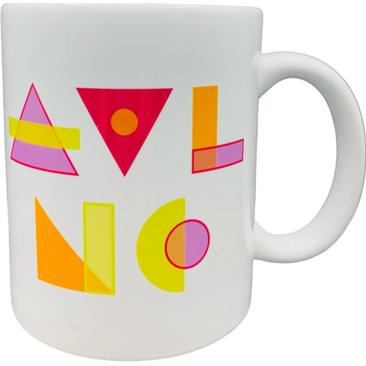 AVL Mod Block Ceramic Mug - The ASHEVILLE Co. TM
