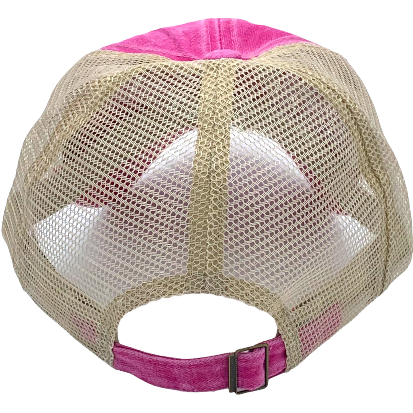 AVL NC Wild at Heart Vintage-style Trucker Baseball Hat in Rhododendron Pink - The ASHEVILLE Co. TM