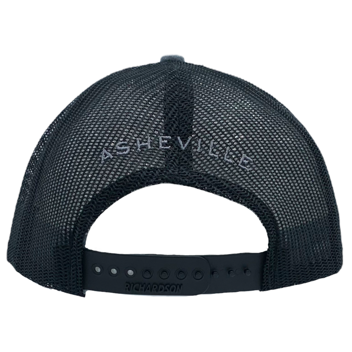 Burton Leather Patch Youth Trucker Baseball Hat Grey and Black - The ASHEVILLE Co. TM
