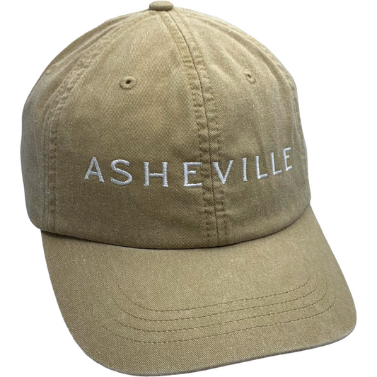 ASHEVILLE Khaki Baseball Hat - The ASHEVILLE Co. TM