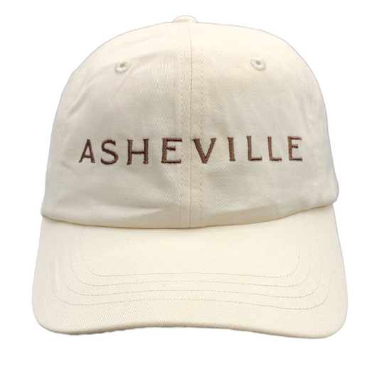 ASHEVILLE Cream Bark Baseball Hat - The ASHEVILLE Co. TM