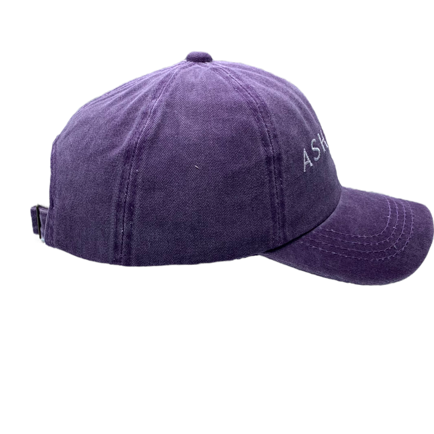 Youth ASHEVILLE Unstructured Dad Baseball Hat in Iris Purple - The ASHEVILLE Co. TM