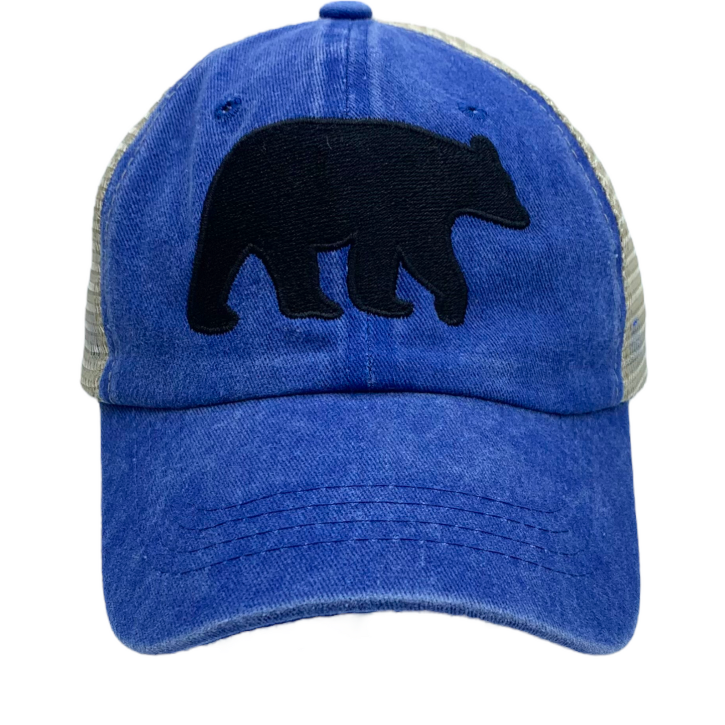 Burton's Stroll Blue Vintage Trucker Baseball Hat - The ASHEVILLE Co. TM