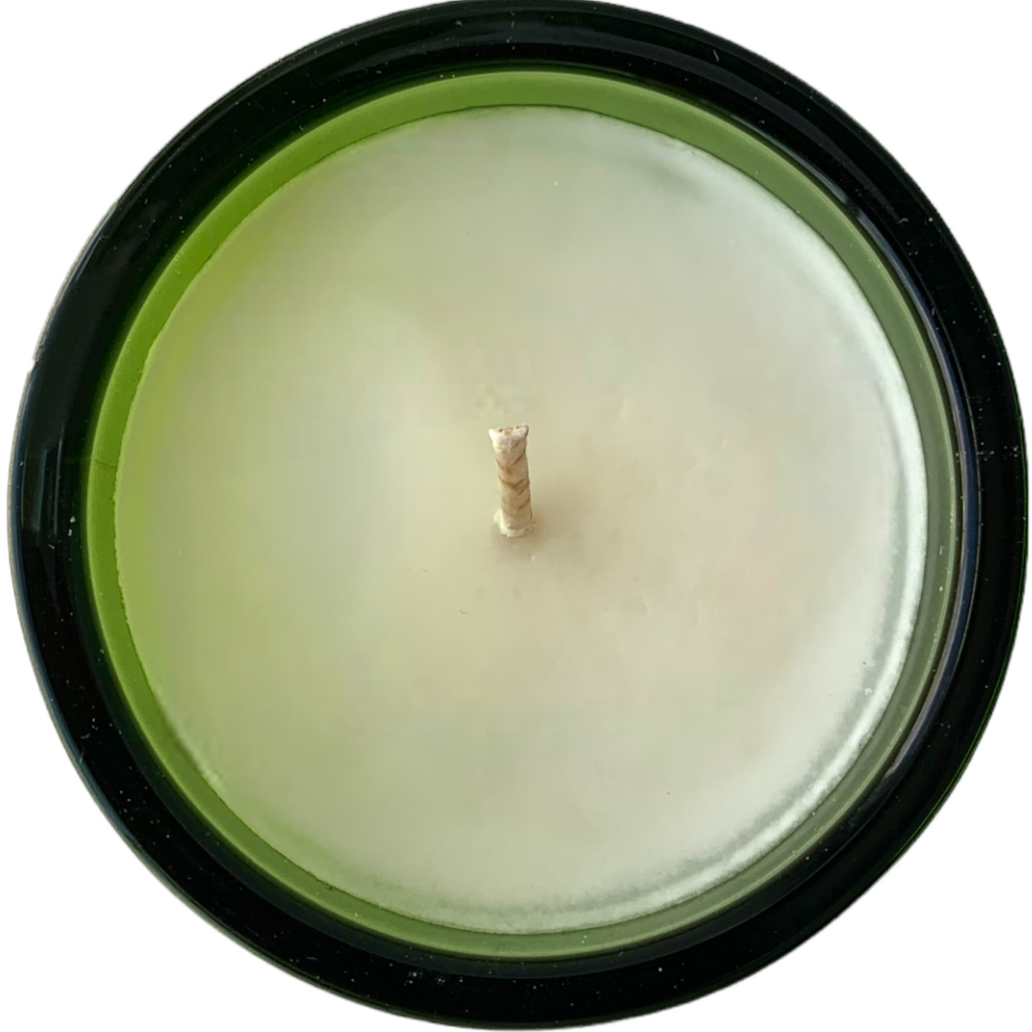 Mt Pisgah Forest No. 407 Candle - The ASHEVILLE Co. TM top view of candle