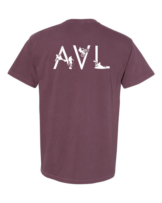 AVL Adventure T-Shirt Vineyard - The ASHEVILLE Co. TM