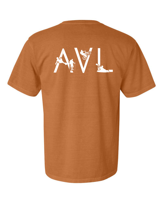 AVL Adventure T-Shirt Yam - The ASHEVILLE Co. TM
