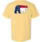 NC Flag Bear T-Shirt Sunshine Yellow - The ASHEVILLE Co. TM